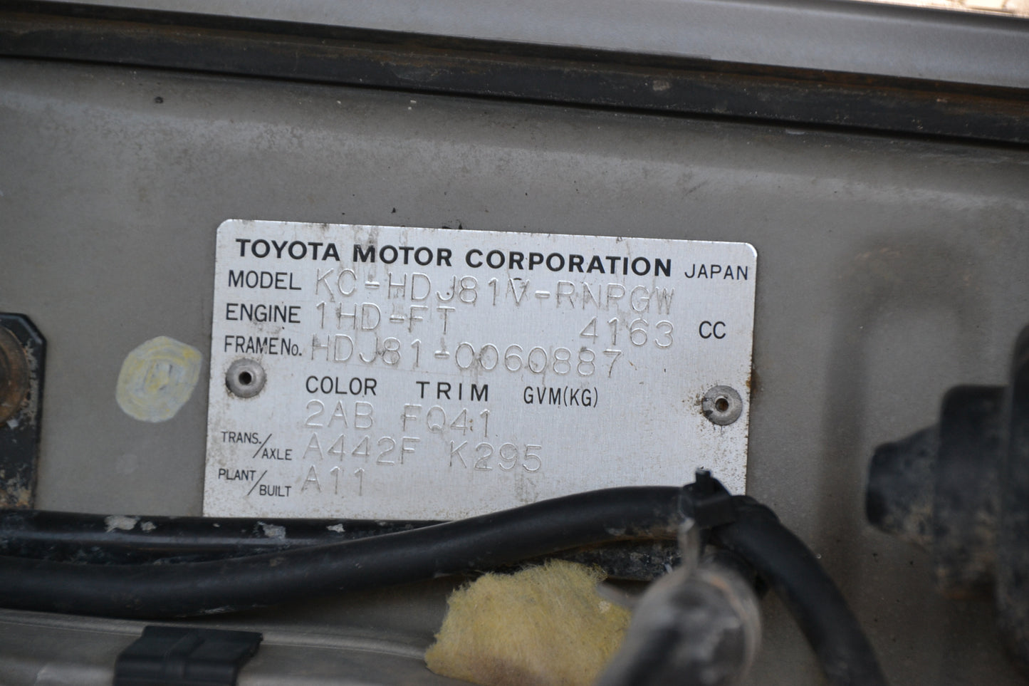 1995 Toyota Land Cruiser VX 4.2 TD