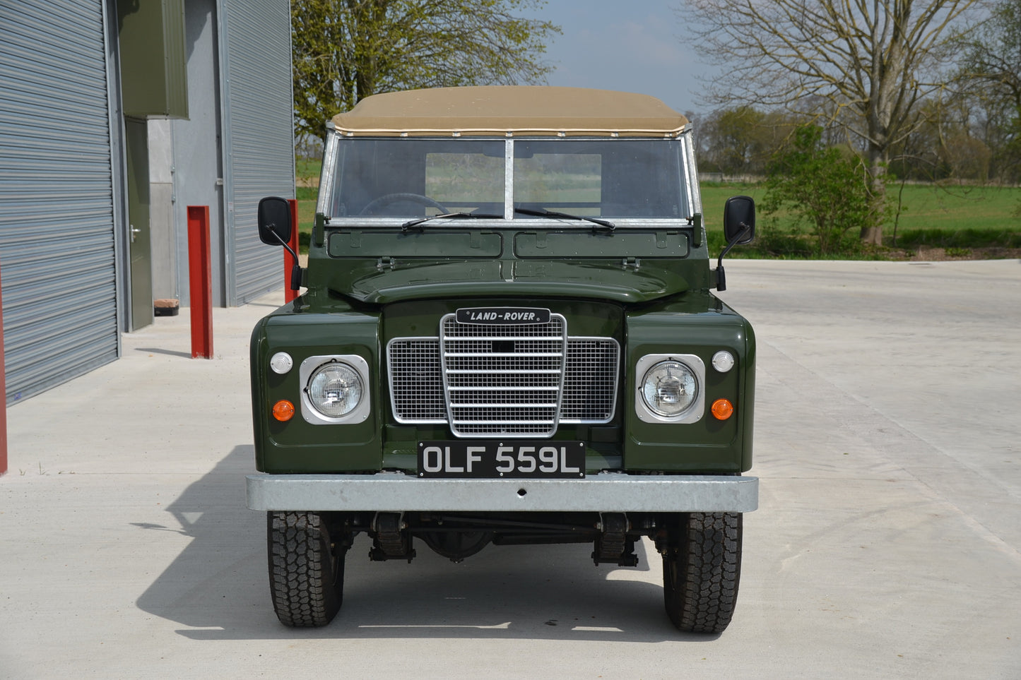 SOLD Land Rover Series 3 88" soft top 2.25 D 1972