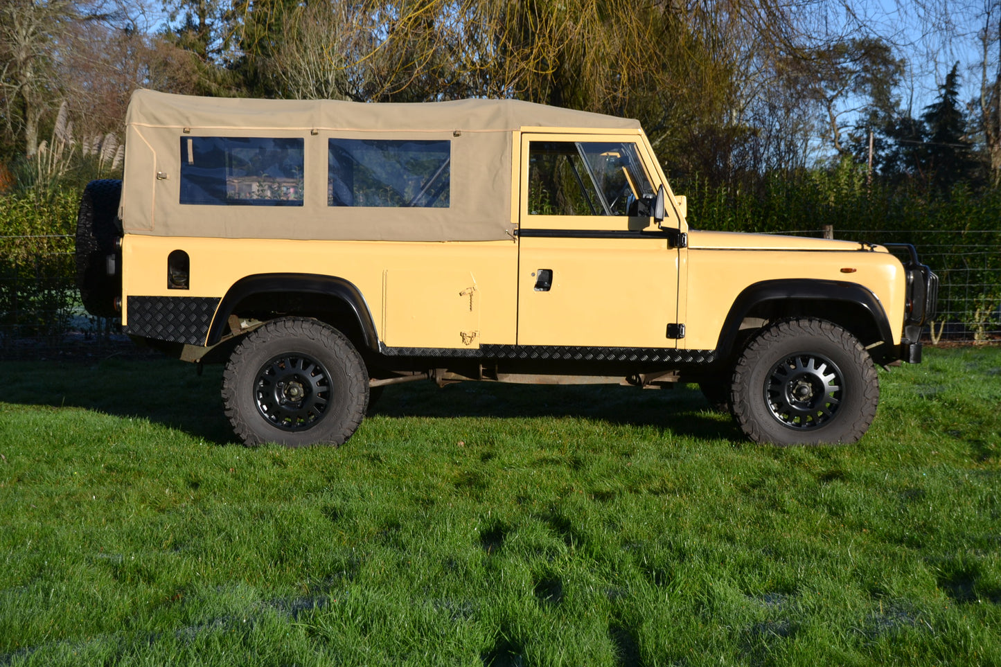 SOLD Land Rover 110 Military Soft Top 2.5D