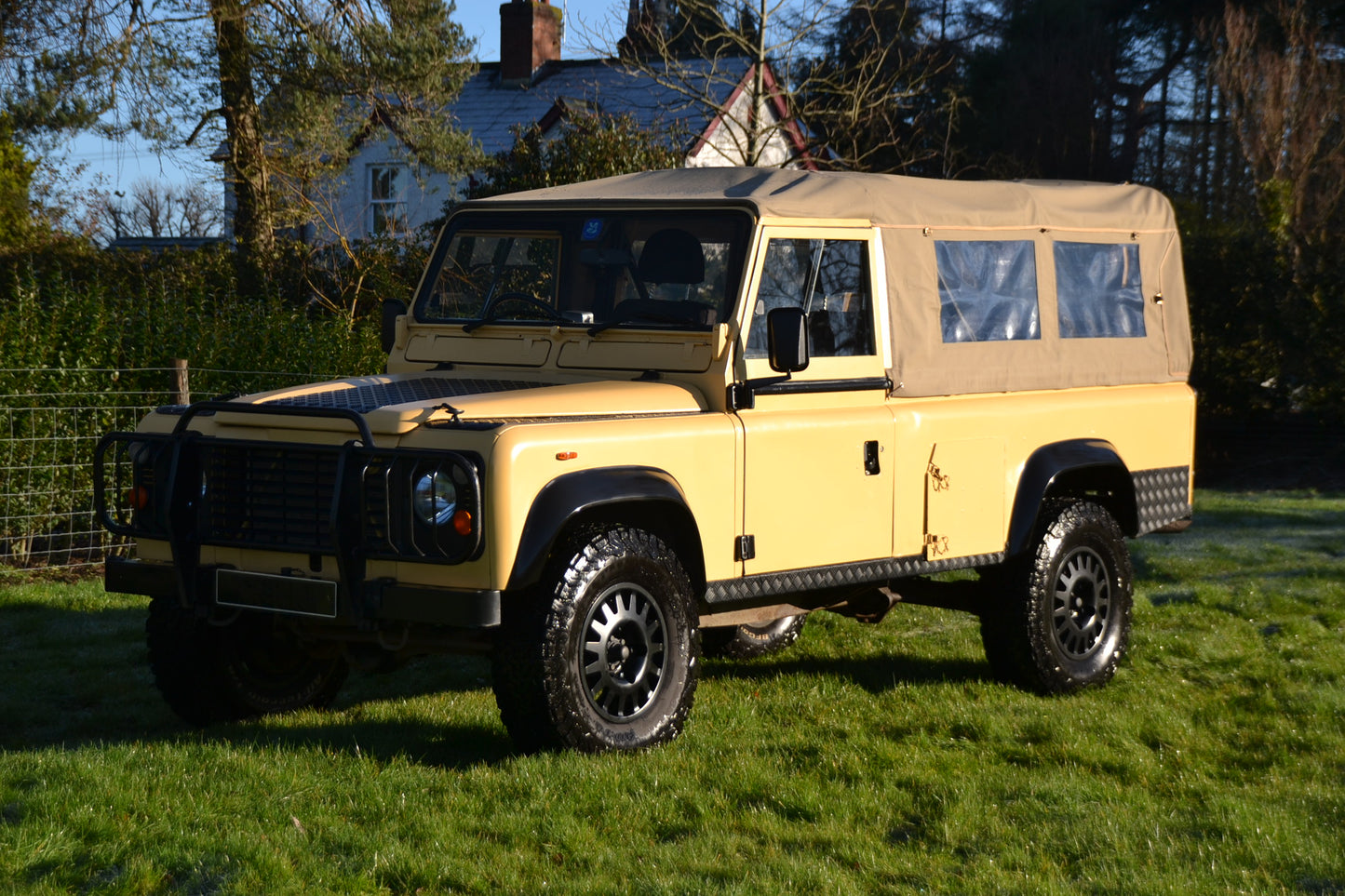 SOLD Land Rover 110 Military Soft Top 2.5D