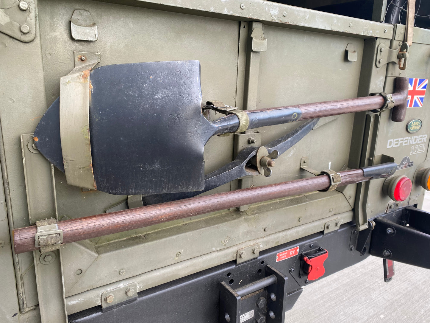 SOLD Defender 110 ex-Military Soft-Top 1993 2.5D