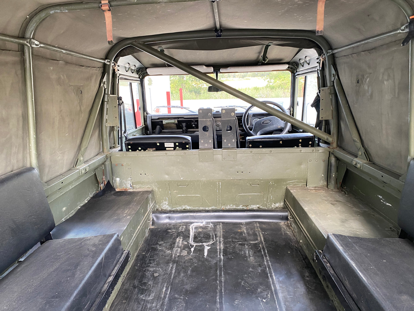 SOLD Defender 110 ex-Military Soft-Top 1993 2.5D