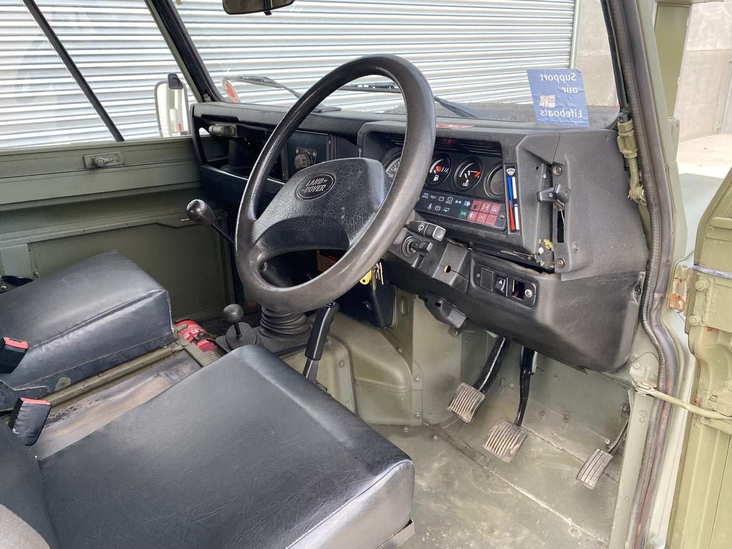 SOLD Defender 110 ex-Military Soft-Top 1993 2.5D