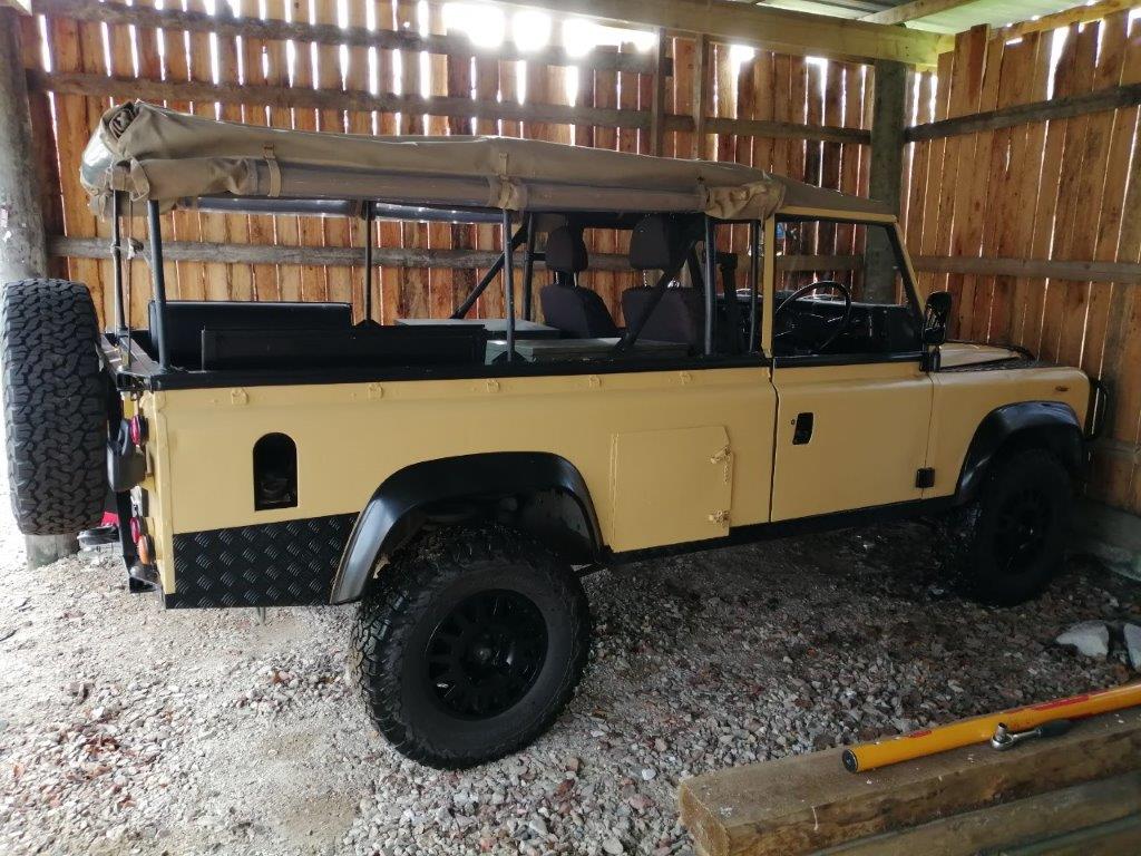 SOLD Land Rover 110 Military Soft Top 2.5D