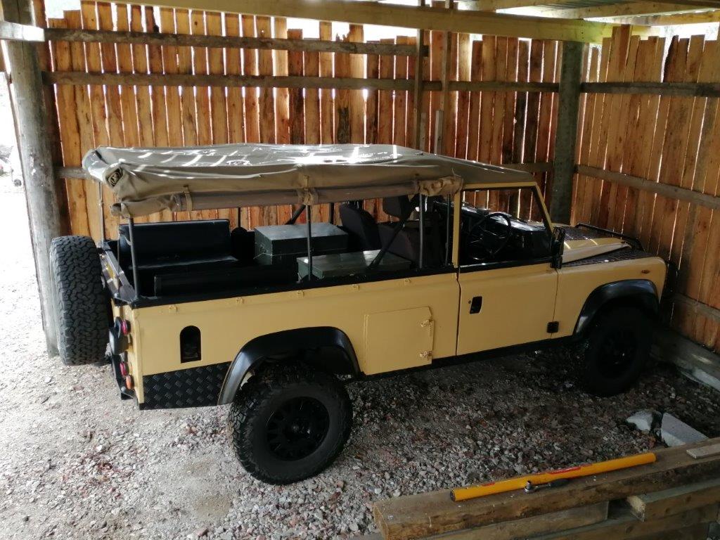 SOLD Land Rover 110 Military Soft Top 2.5D