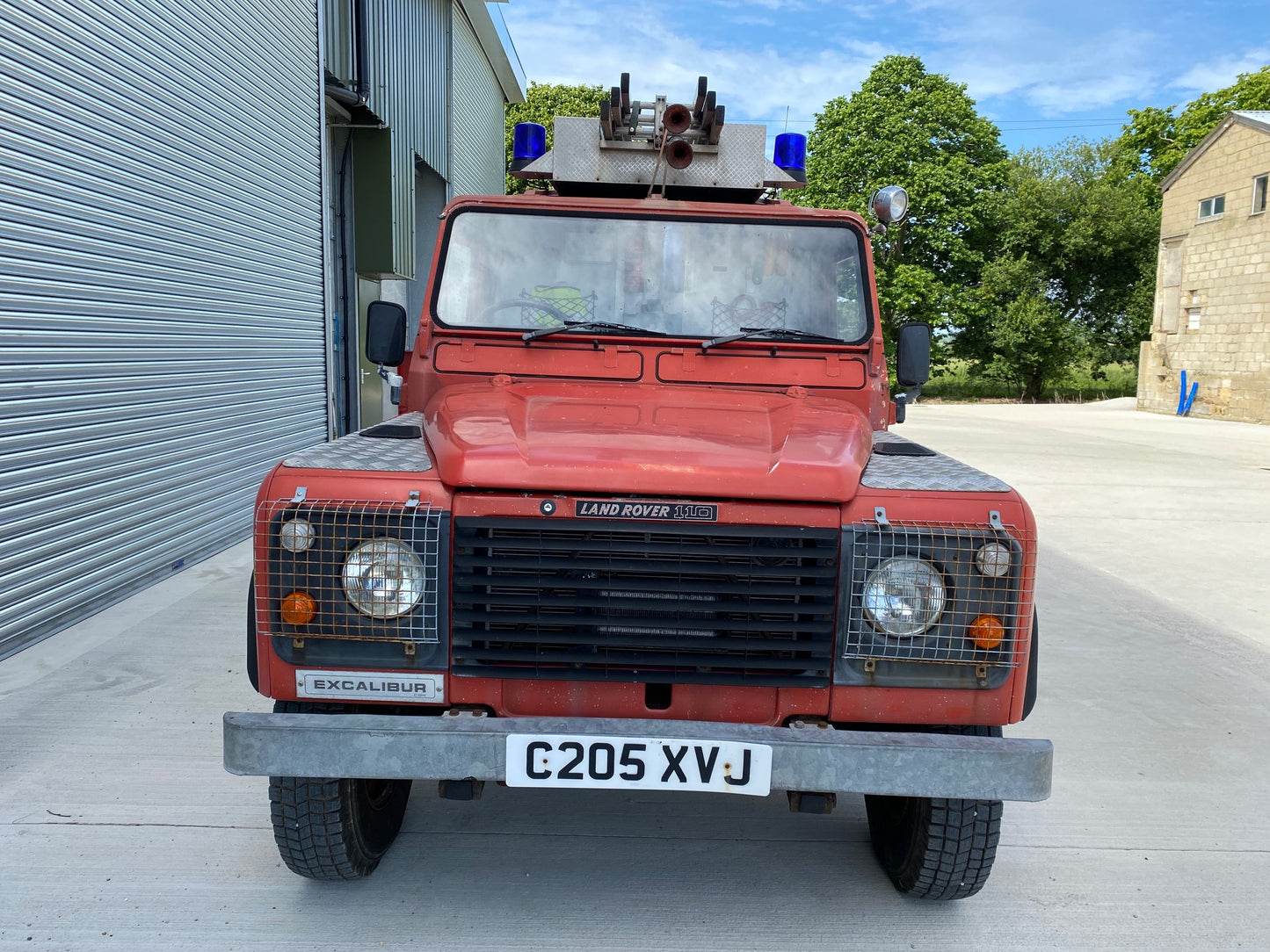 SOLD Land Rover 110 V8 Fire Engine by Excalibur
