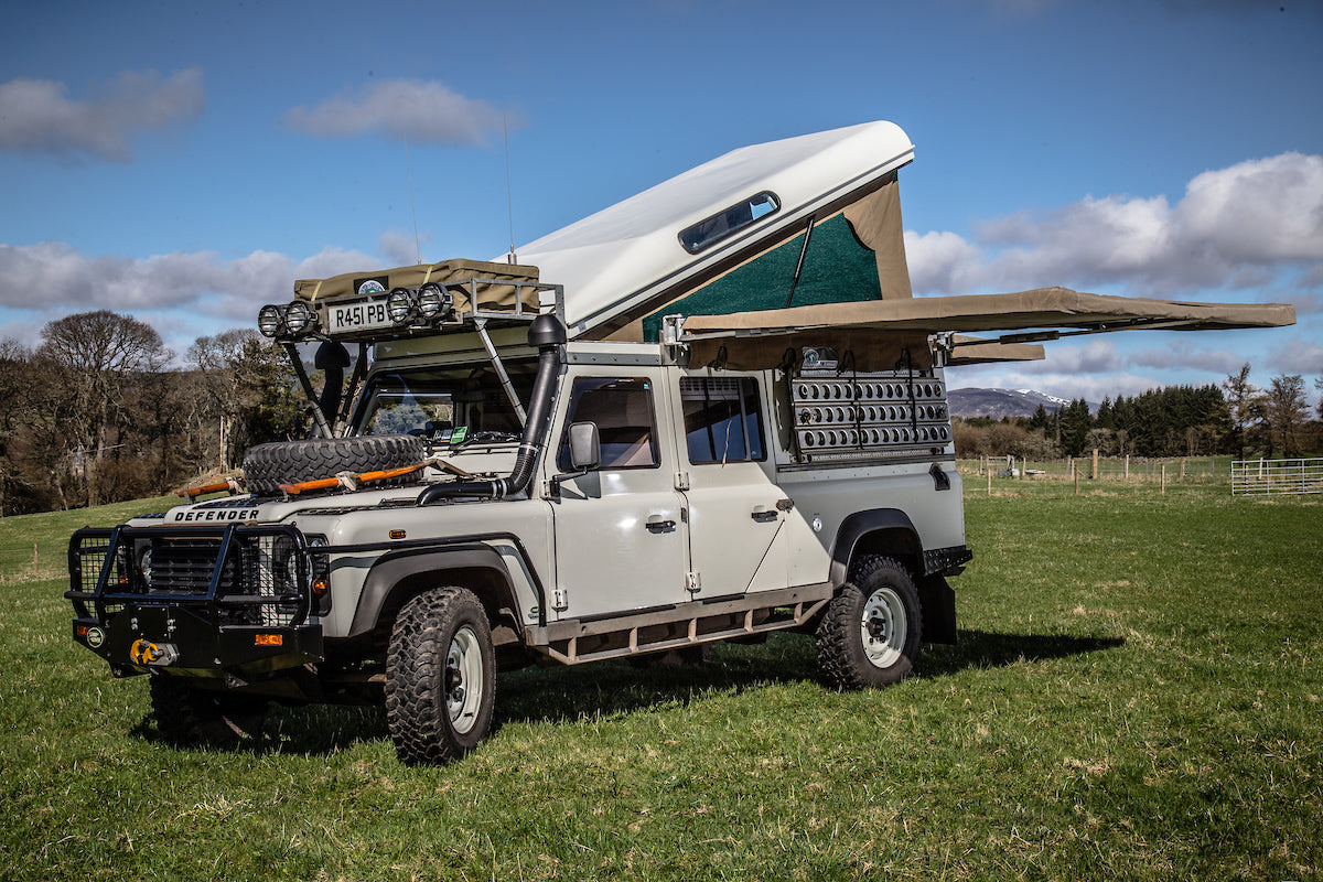 defender 130 roof tent SOLD Defender 130 Expedition Camper 300 Tdi (USA export) – Douglass Motors