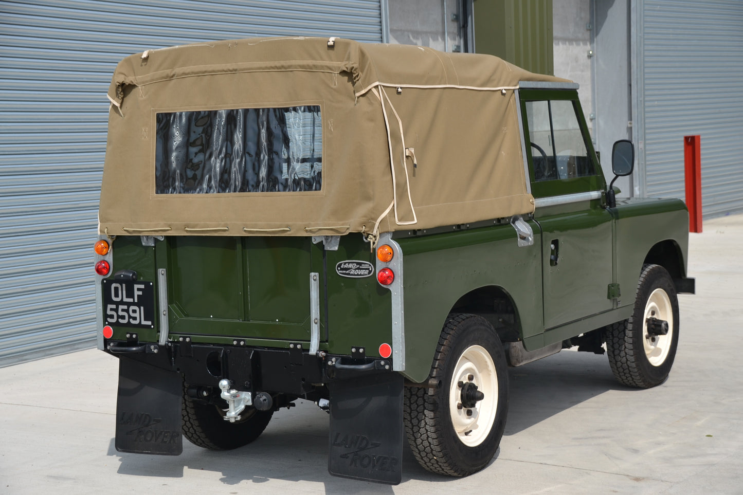 SOLD Land Rover Series 3 88" soft top 2.25 D 1972
