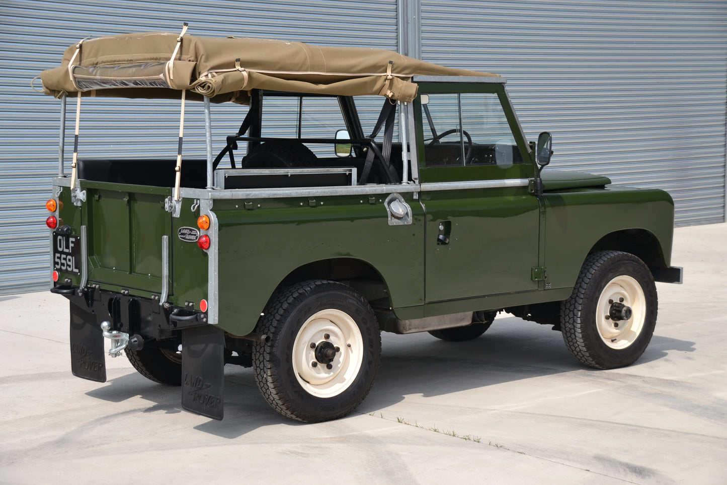 SOLD Land Rover Series 3 88" soft top 2.25 D 1972