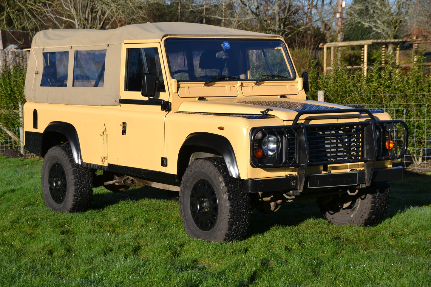 SOLD Land Rover 110 Military Soft Top 2.5D