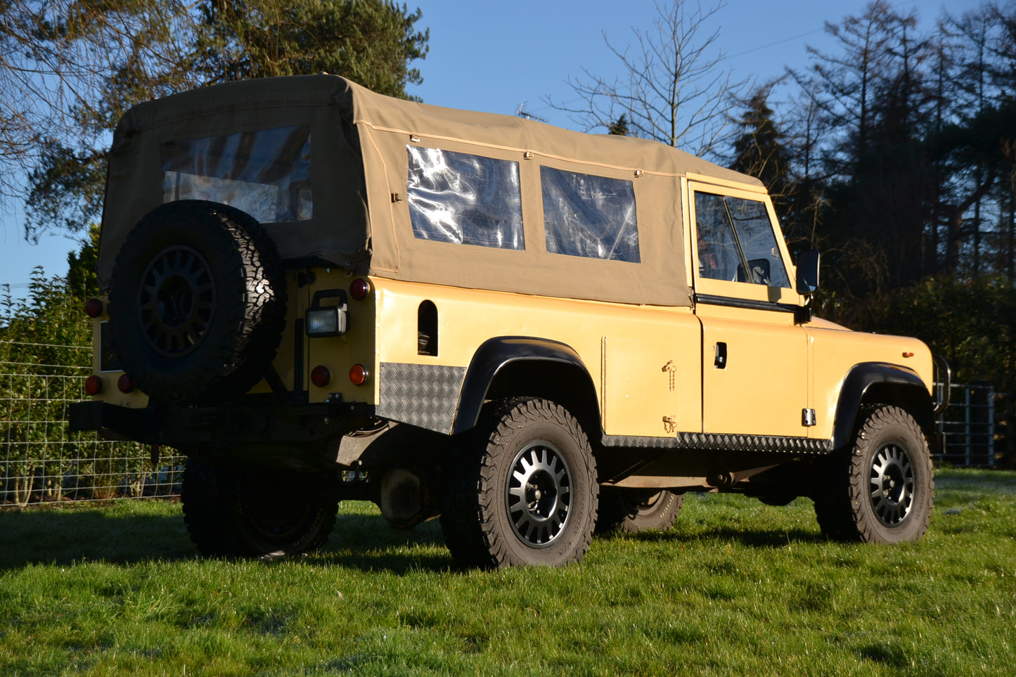 SOLD Land Rover 110 Military Soft Top 2.5D