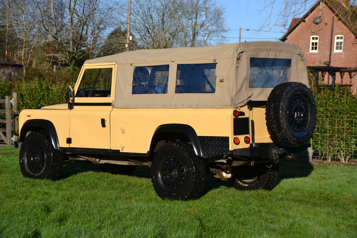 SOLD Land Rover 110 Military Soft Top 2.5D