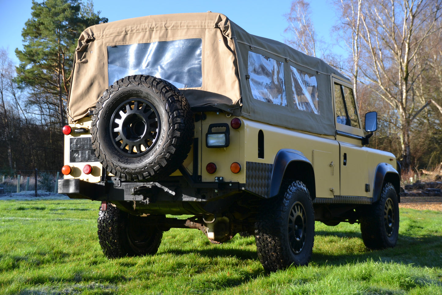 SOLD Land Rover 110 Military Soft Top 2.5D