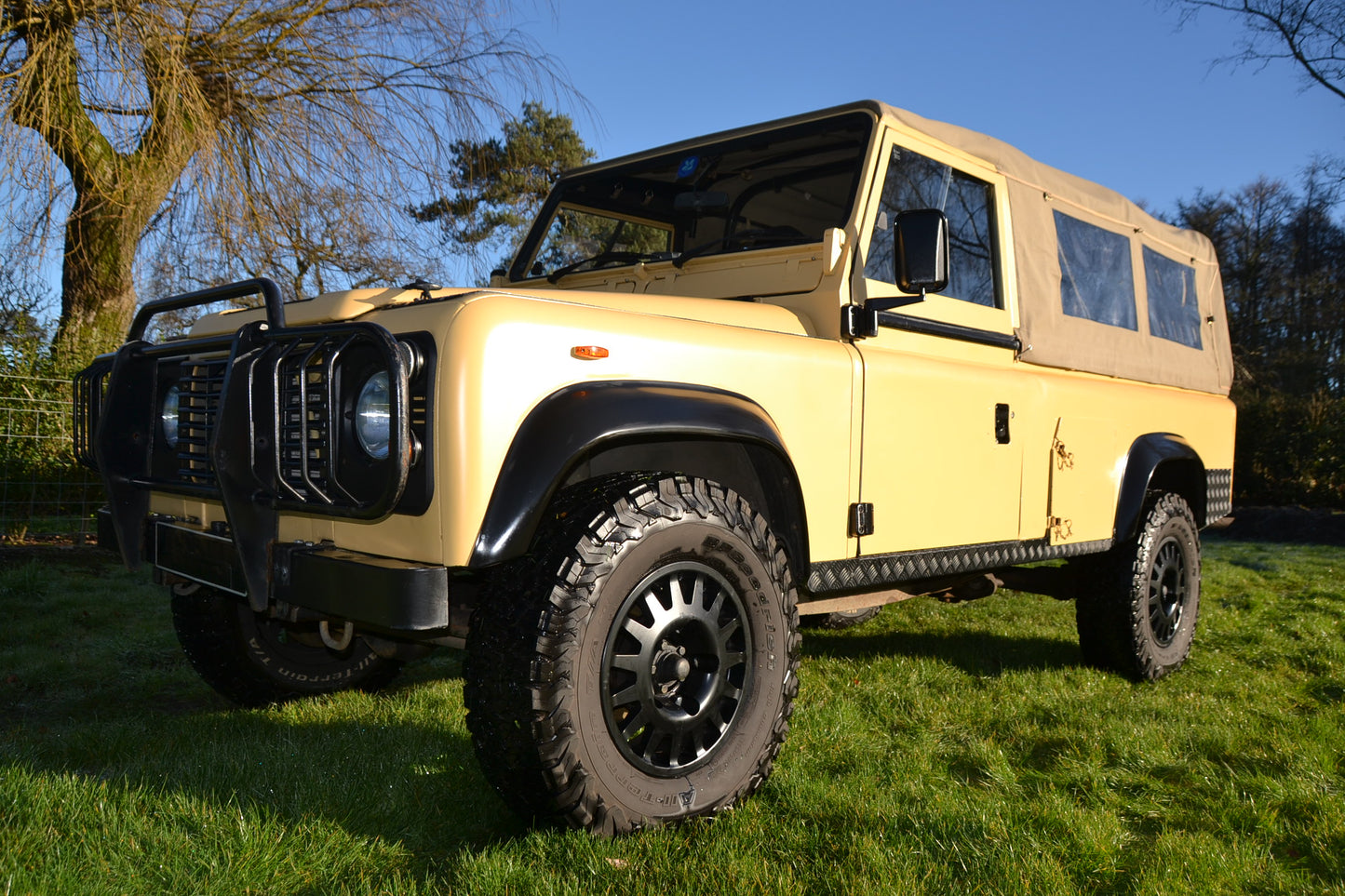 SOLD Land Rover 110 Military Soft Top 2.5D