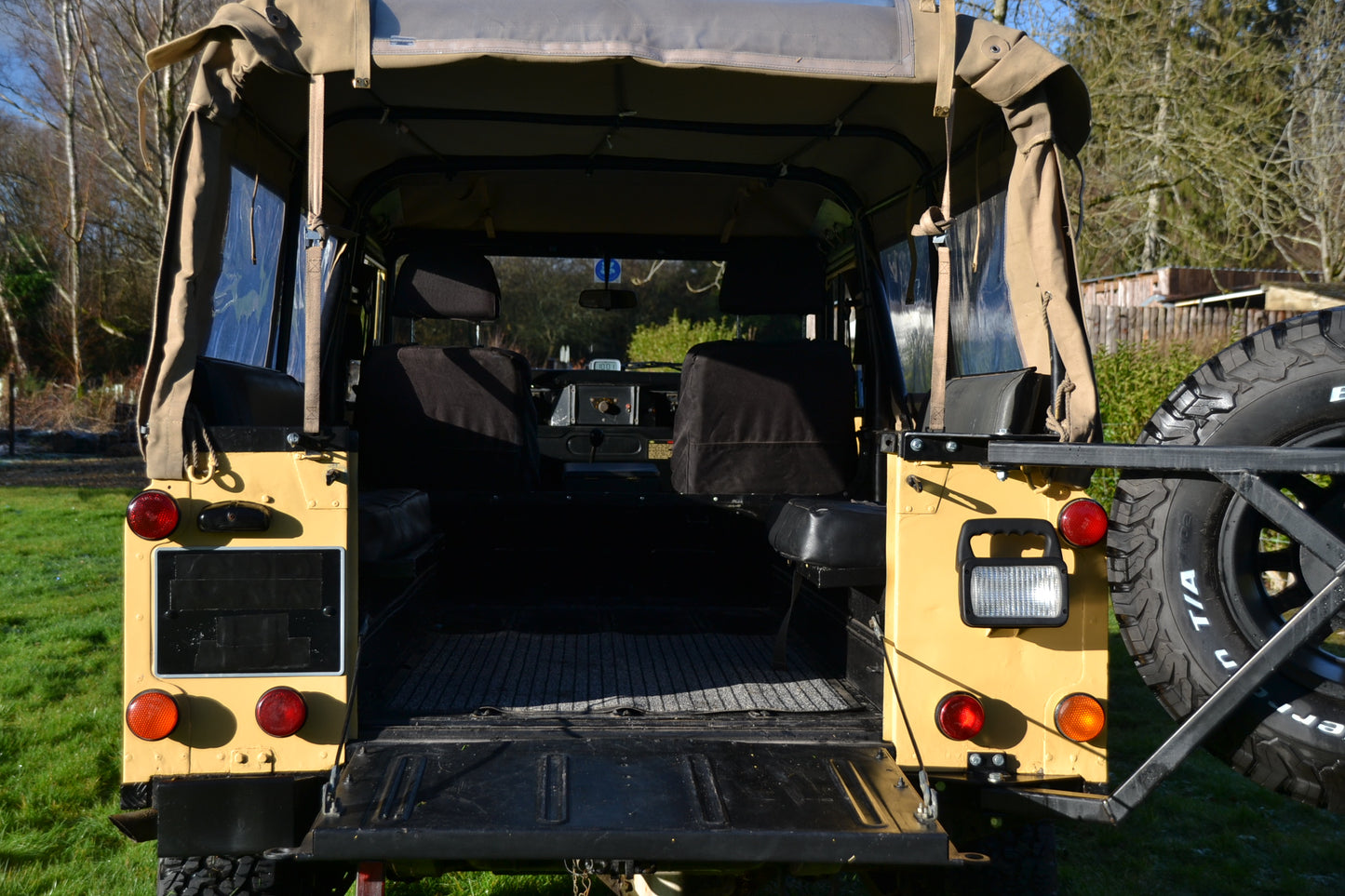 SOLD Land Rover 110 Military Soft Top 2.5D