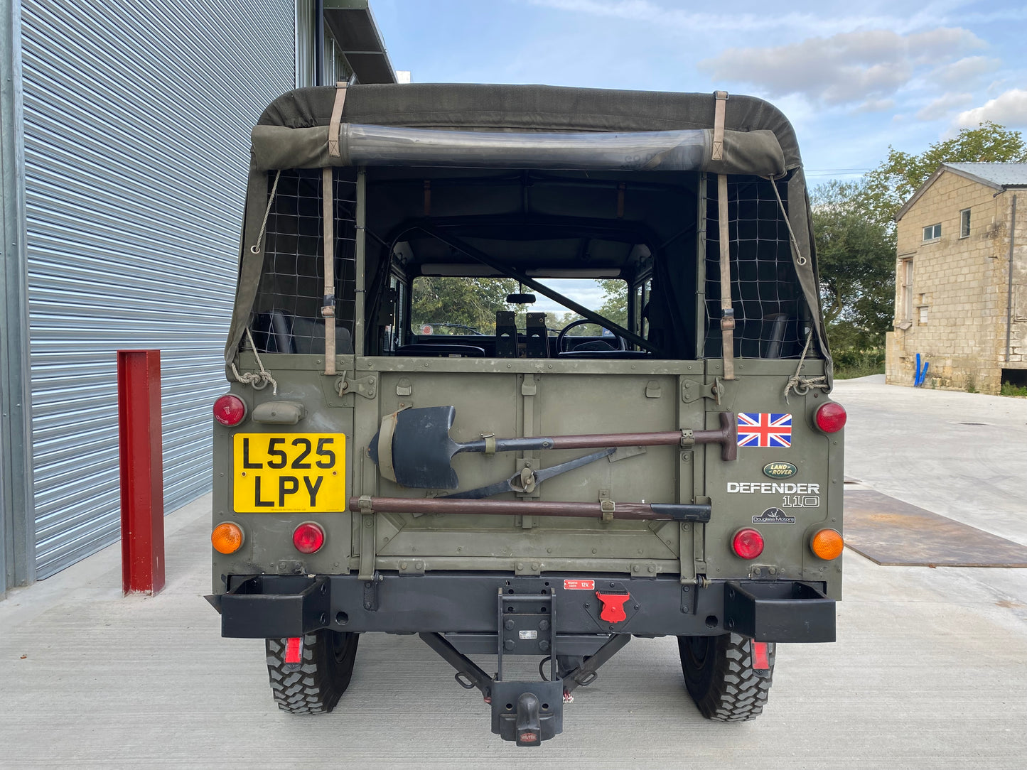 SOLD Defender 110 ex-Military Soft-Top 1993 2.5D