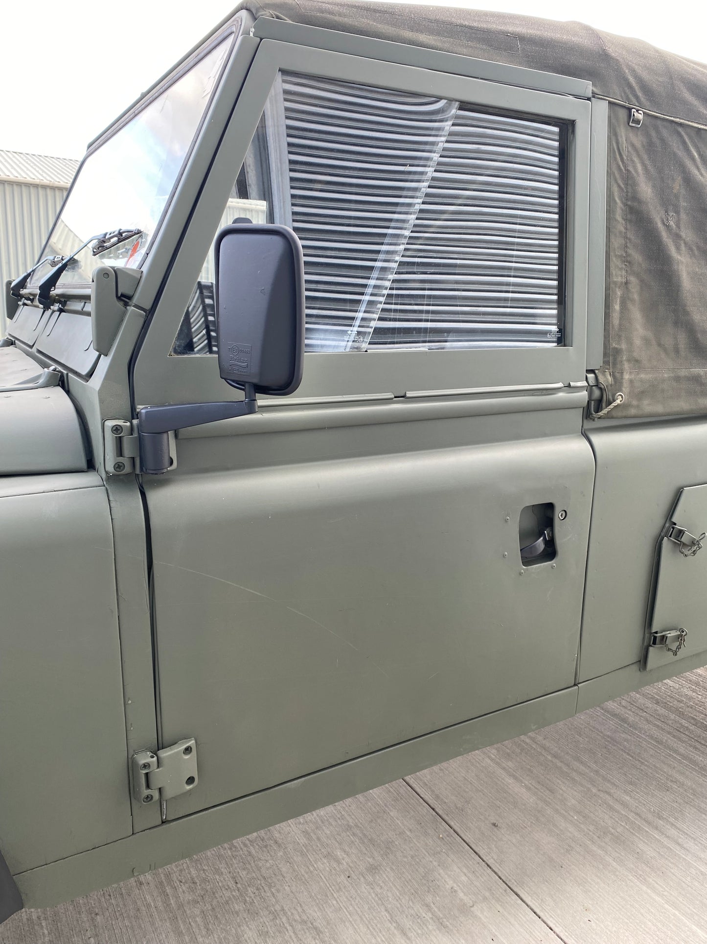 SOLD Defender 110 ex-Military Soft-Top 1993 2.5D