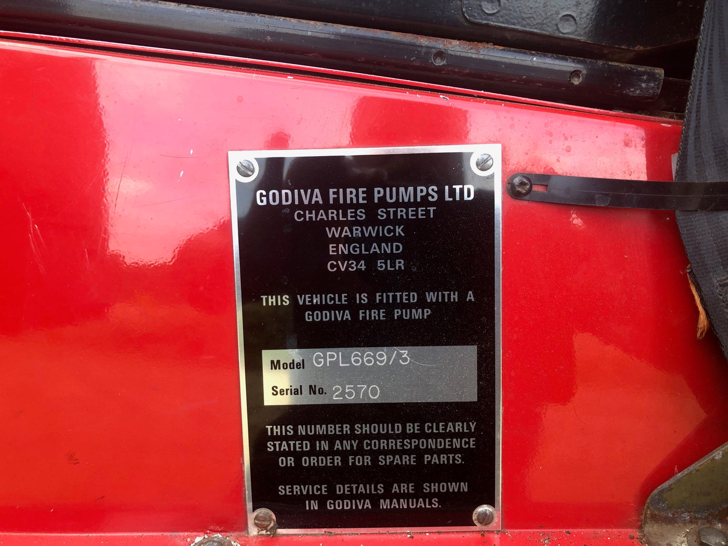 SOLD Land Rover 110 V8 Fire Engine by Excalibur