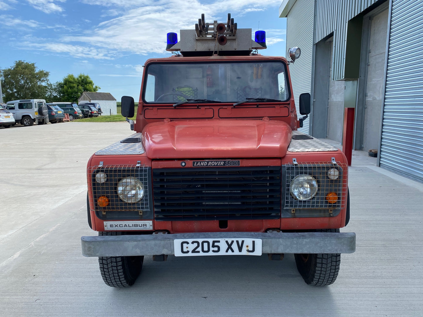 SOLD Land Rover 110 V8 Fire Engine by Excalibur