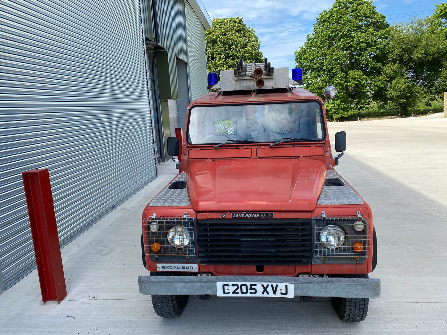 SOLD Land Rover 110 V8 Fire Engine by Excalibur